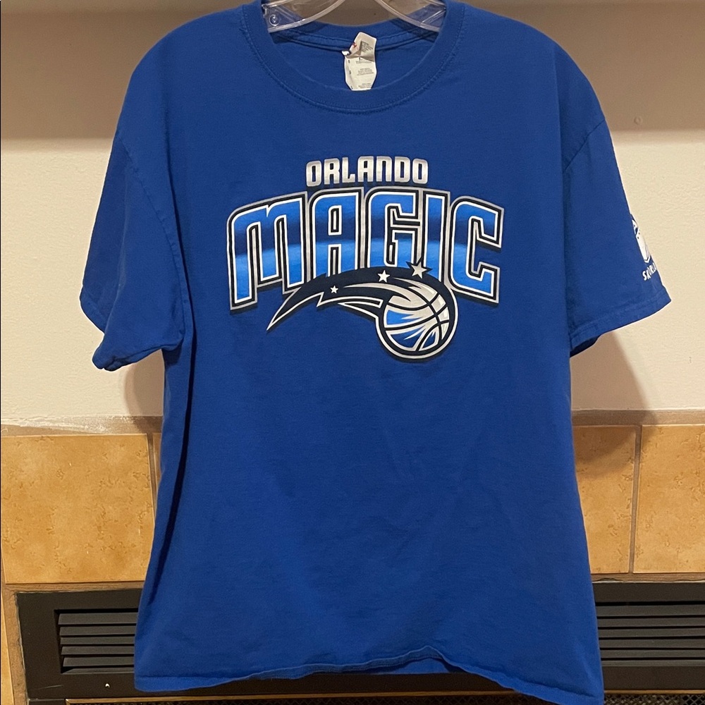 NBA Orlando Magic Blue Cotton T-Shirt (size L)
